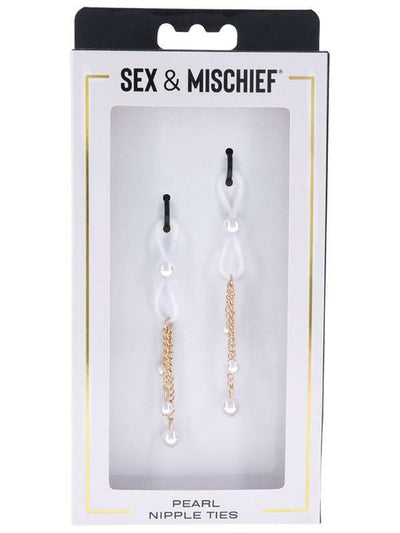 Sportsheets Sex and Mischief Pearl Nipple Ties