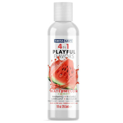 Swiss Navy Playful 4 In 1 Watermelon 1oz/29.5 mL