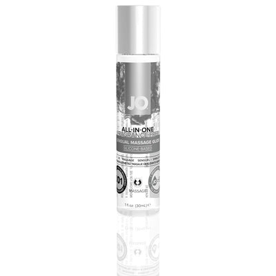 System Jo All-In-One Massage Glide - 1 fl oz / 30mL Fragrance Free Sensual