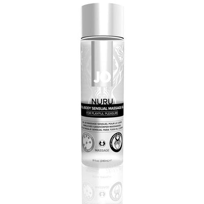 System Jo Nuru - Full Body Sensual Massage Gel - 8 fl oz / 240mL