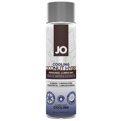 System Jo Silicone Free Hybrid Lubricant with Coconut - Cooling 4 fl oz /120mL