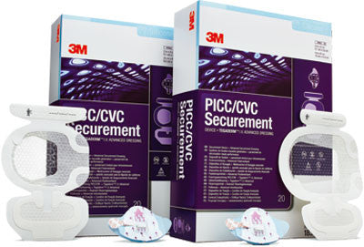3M™ PICC / CVC Securement Device + Tegaderm™ I.V. Advanced Securement Dressing Kits, 79-2100K01