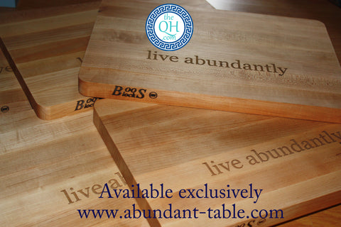 Personalized Boos Cutting Board | The Quintessential Hostess
