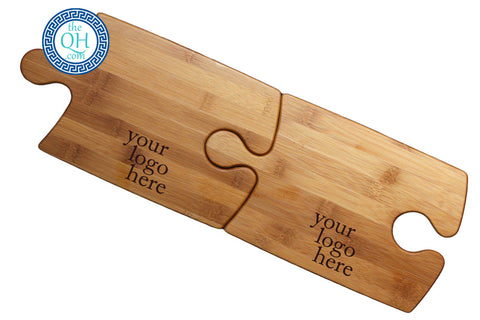 Corporate Company Logo on Puzzle Cutting Board