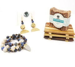 Soap and jewelry gift set