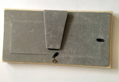 Concrete Plant Fossil-like Picture Frame