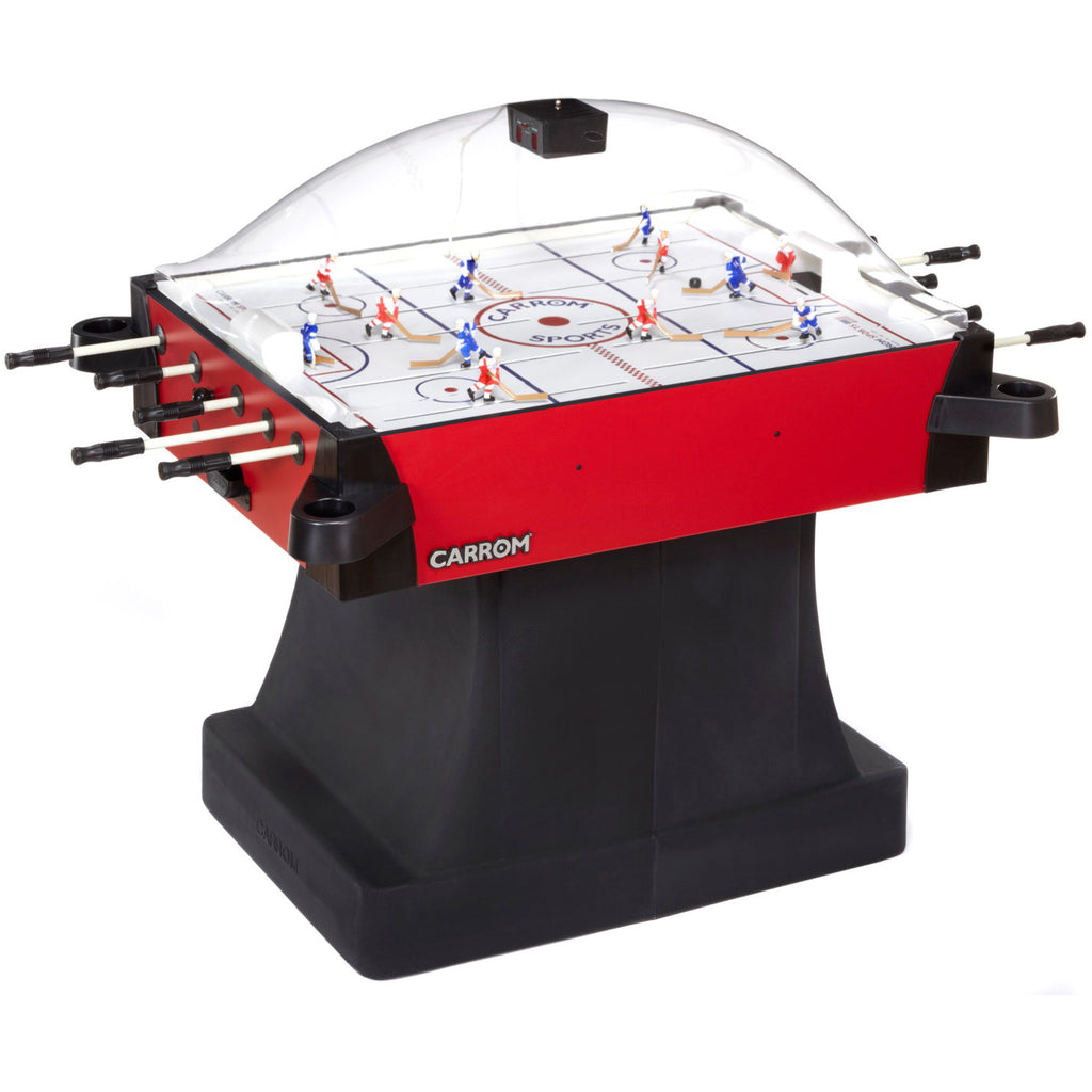 Picture of Carrom Signature Stick Hockey On Pedestal in Red