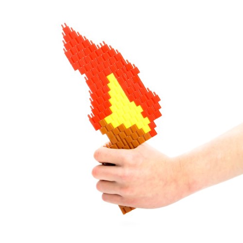 Pinblock_Creative_Building_Block_Toy_Flame torch