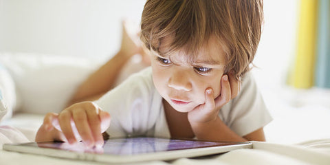 Generic Toddler Playing on iPad
