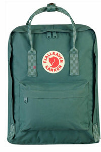 FJALLRAVEN Kanken Original Frost Green x Chess Pattern