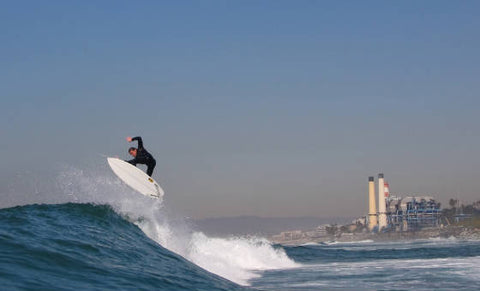 Surfing El Porto 