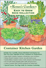 Packet front for our container kitchen garden Easy to Grow collection - Renee's Garden