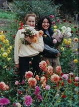Nancy Lingemann and Marcia Lipsenthal in their garden - Renee's Garden