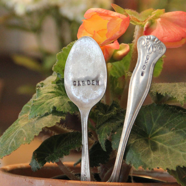 silverware herb marker