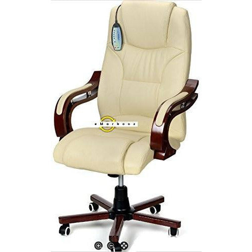 Executive Chair Leather High Back Reclining Office Desk Chair