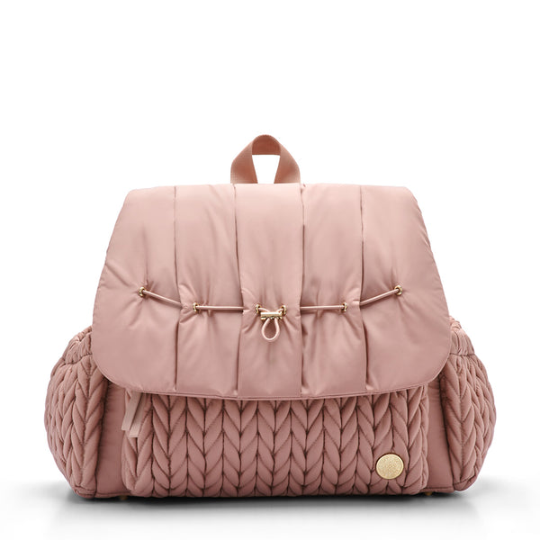 Levy Backpack Diaper Bag- Dusty Rose 
