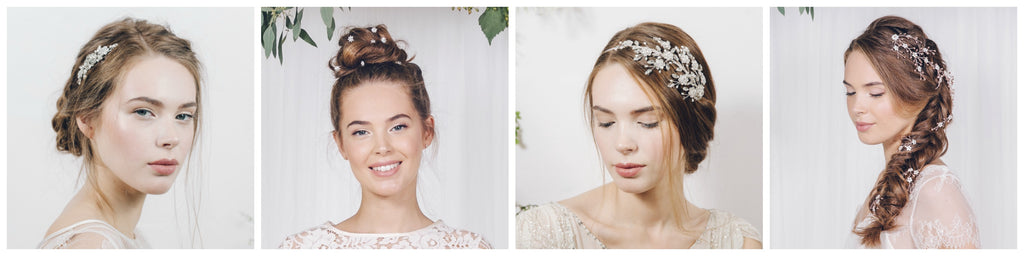How to choose a wedding hair accessory - comb, hairpins, headband or hairvine?