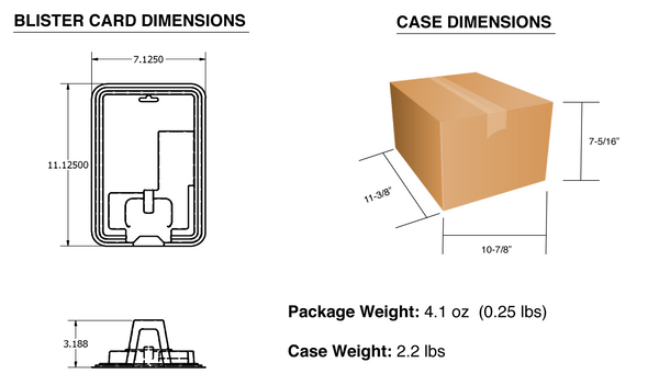 Clipaphone Dimensions