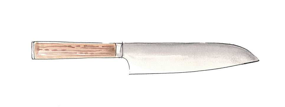 Santoku Japanese Kitchen Knife