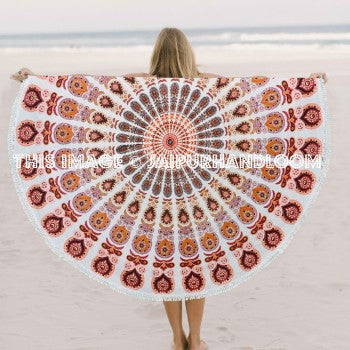 mandala beach towel - jaipur handloom