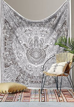 hamsa hand tapestry - jaipur handloom