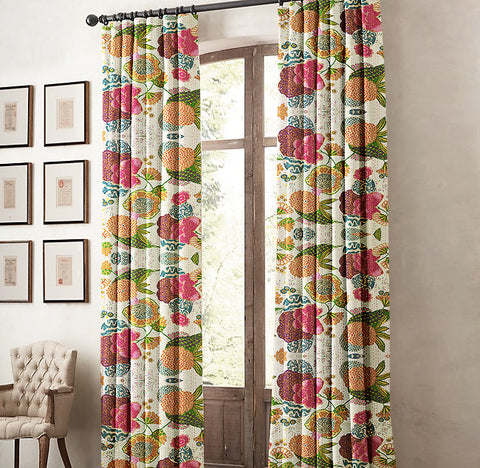 kantha curtains by Jaipur Handloom