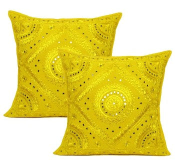 indian embroidered throw pillows