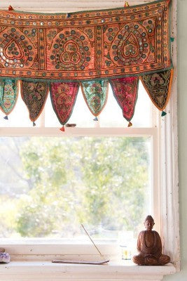 Indian Door Valance for dorm room decor