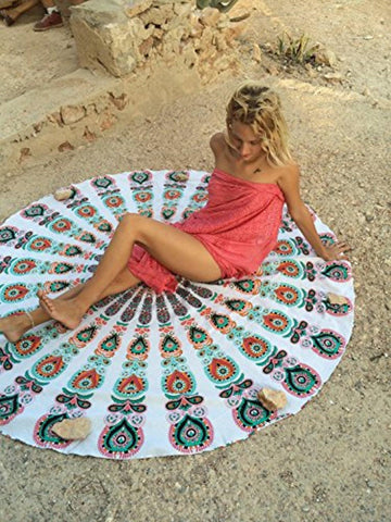 Round Beach Throw - Jaipurhandloom.com