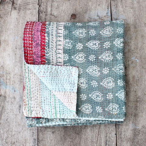 Reasons to Get Addicted to Kantha Quilts - Jaipur Handloom Manufacturer of Kantha Quilts, Throws & Blankets