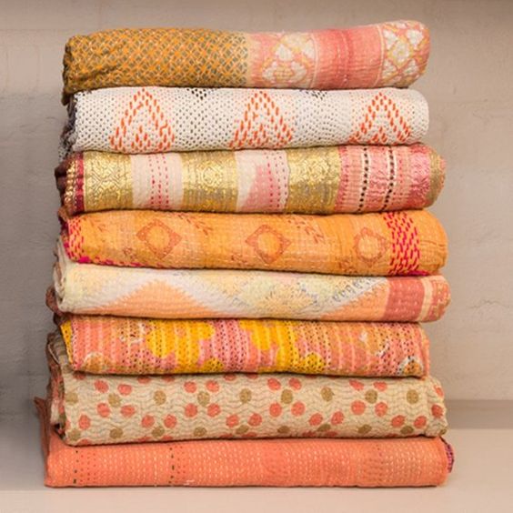 Vintage kantha Quilt Wholesale Supplier Manufacturer Exporter Jaipur Handloom