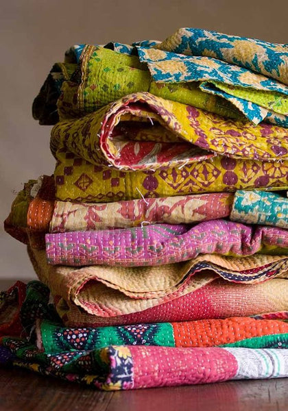 Vintage kantha Quilt Wholesale Supplier Jaipur Handloom