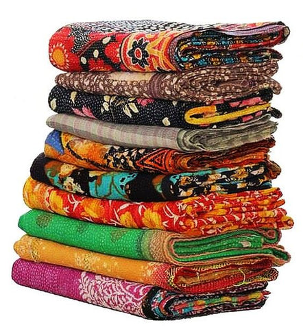 Vintage kantha Quilt Wholesale Supplier Jaipur Handloom