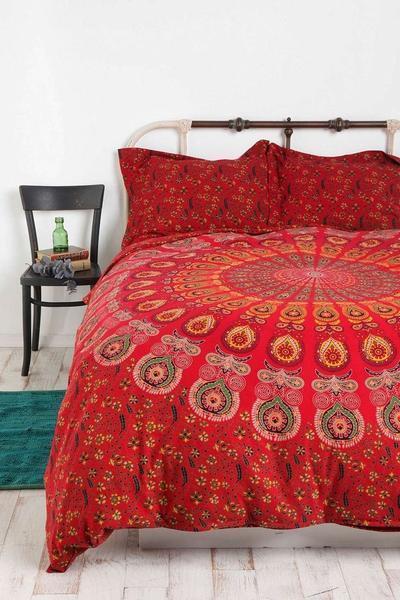 Mandala Indian Duvet Cover Bohemian Queen Quilt Cover Hippie Bedding Bedspread 