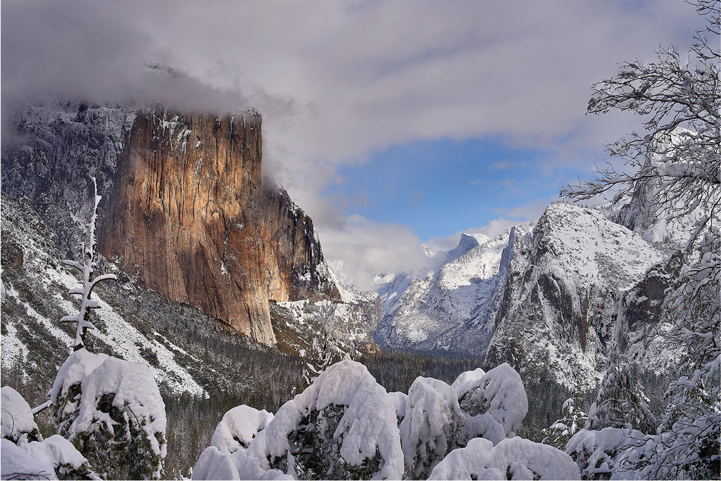 Yosemite Valley winter photograph