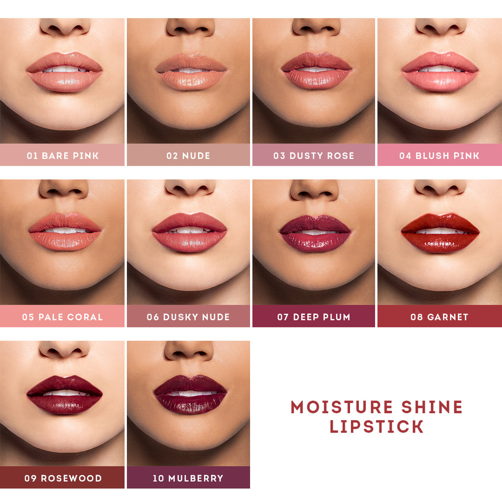oxiderer peeling gaben Moisture Shine Lipstick – Nude by Nature Global