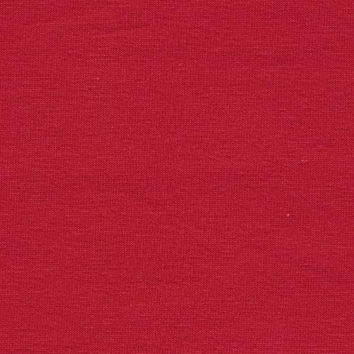 red jersey knit fabric