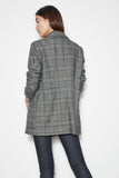 NEW DAWN CHECK BLAZER black w white