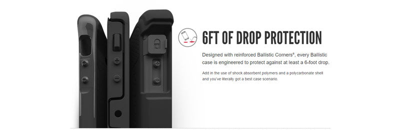 Ballistic Cases - 6ft drop protection