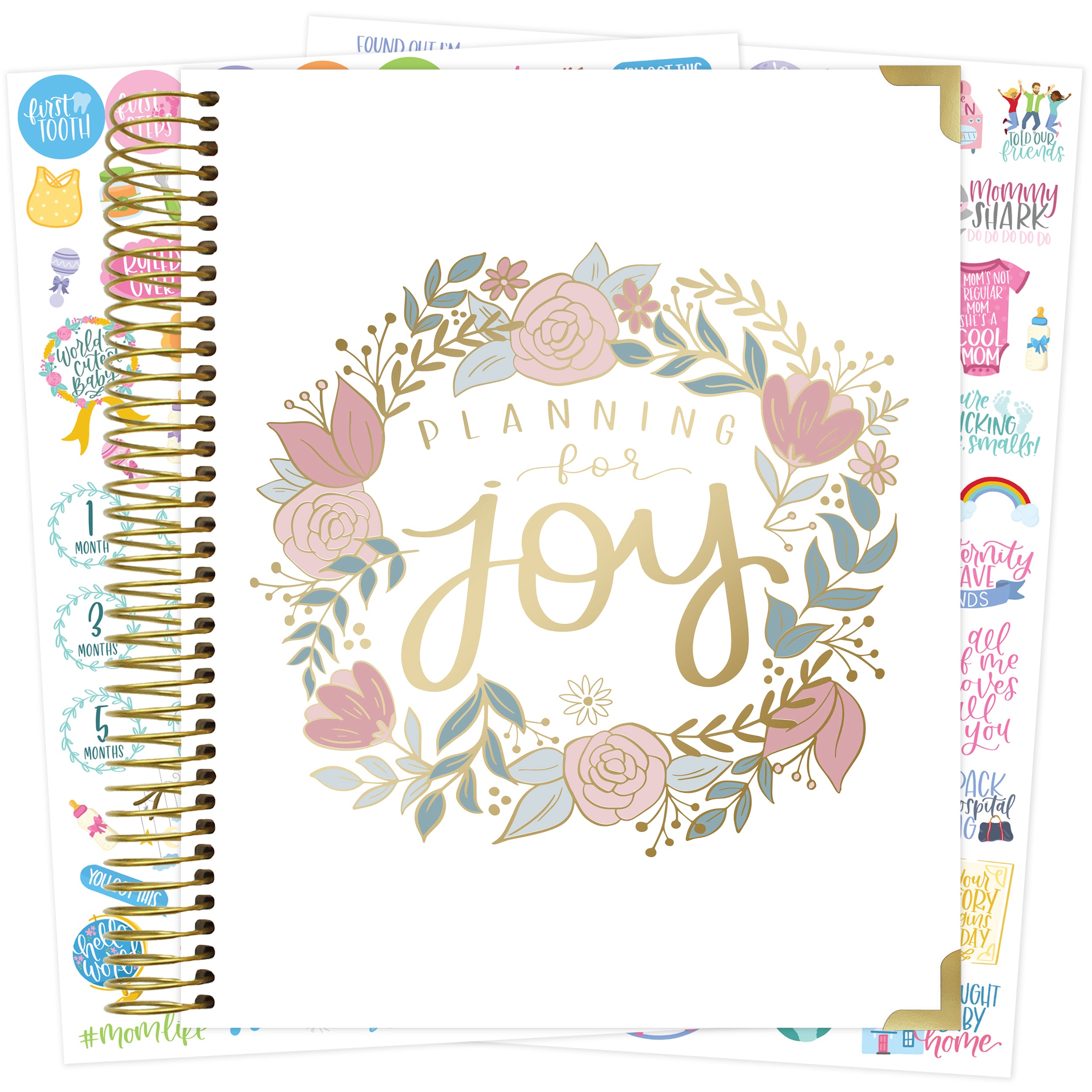 Scrapbooking etc. bloom daily planners New Pregnancy & Baby's First Year Planner Sticker Pack Maternity/Newborn Themed Stickers for Decorating Planning 8 Sheets / 580+ Stickers 
