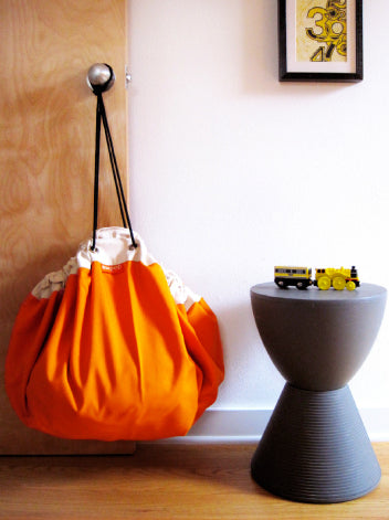 Original Orange Crush Toy Bag Hung On Doorknob