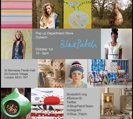 Blue Patch: Sustainable products in Dulwich, October 1st