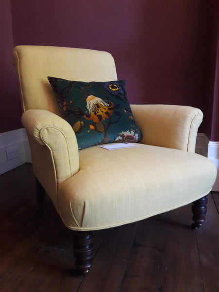 Val's yellow armchair