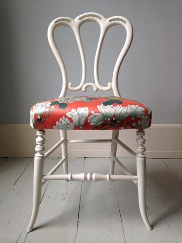 Small Floral Chair