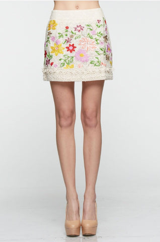 Super-Cute Navy Bandage Skirt
