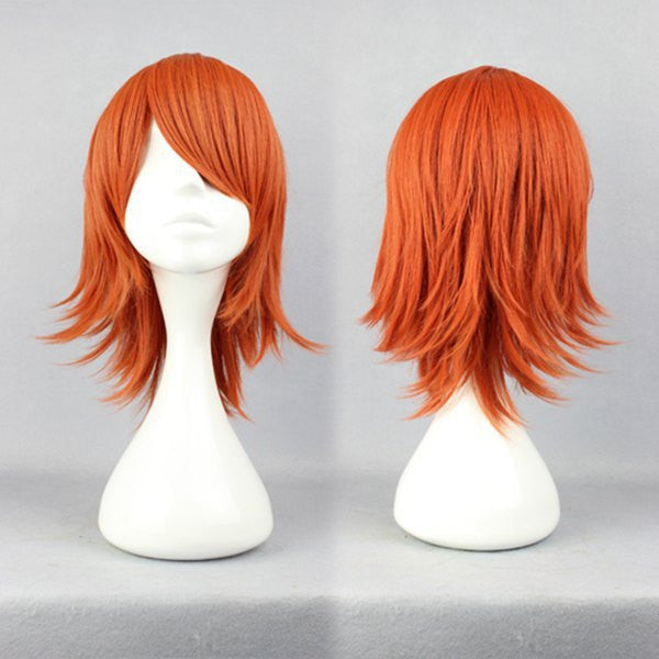 short orange wig