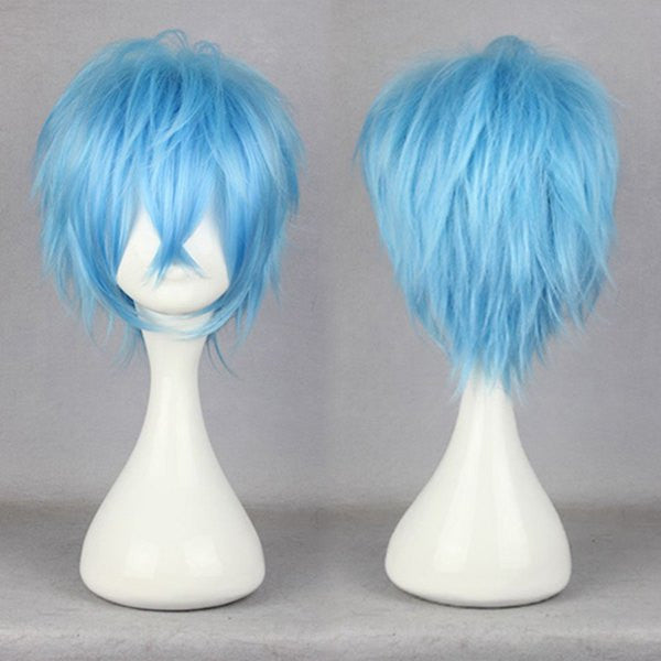 male blue wig