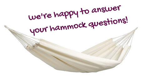 contact Well Hung Hammocks for any hammock questions