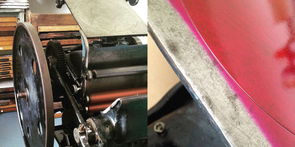 Letterpress printing workshops in Ludlow, Shropshire