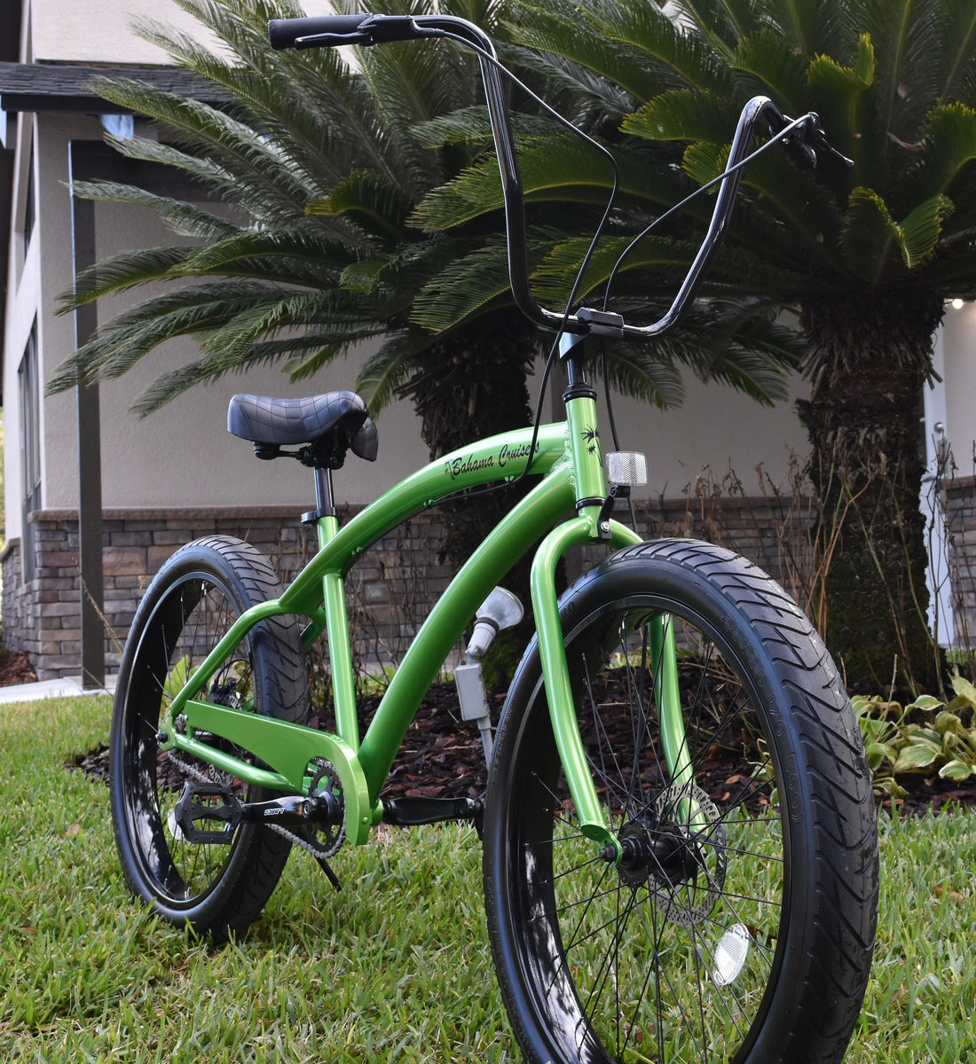 beach cruiser bike with ape hangers